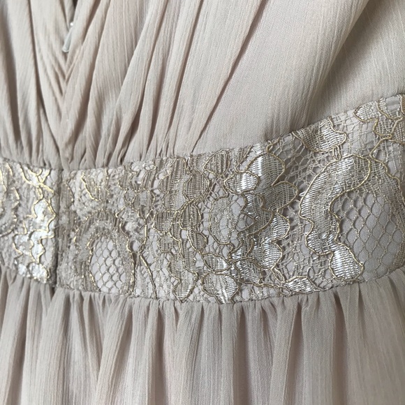 David’s Bridal Gold Bridesmaid Formal Dress - Picture 3 of 8